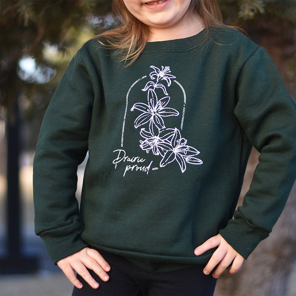 Kids / Youth - Lily Crew Sweater - Forest