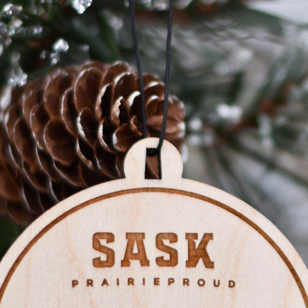 Decor - Sask 7.0 Ornament - Wood