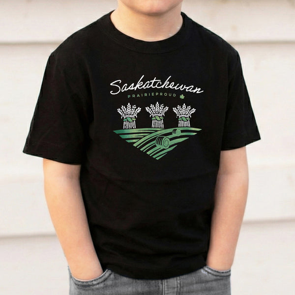 Kids / Youth - Sask 8.0 Crew T - Black