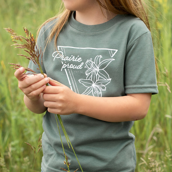 Kids / Youth - Lily 2.0 Crew T - Dusty Green
