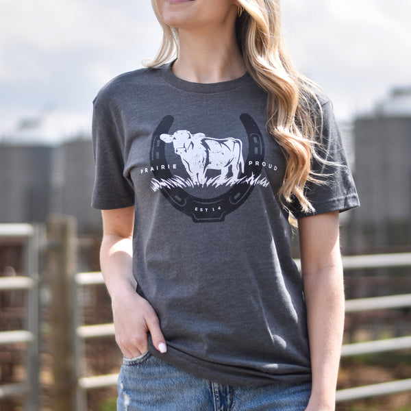 Unisex - Rancher Crew T - Charcoal