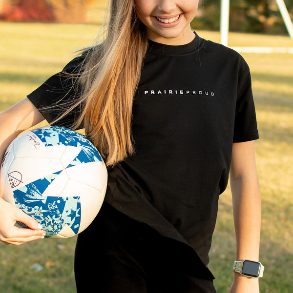 Kids / Youth - Staple Athletic Crew T - Black