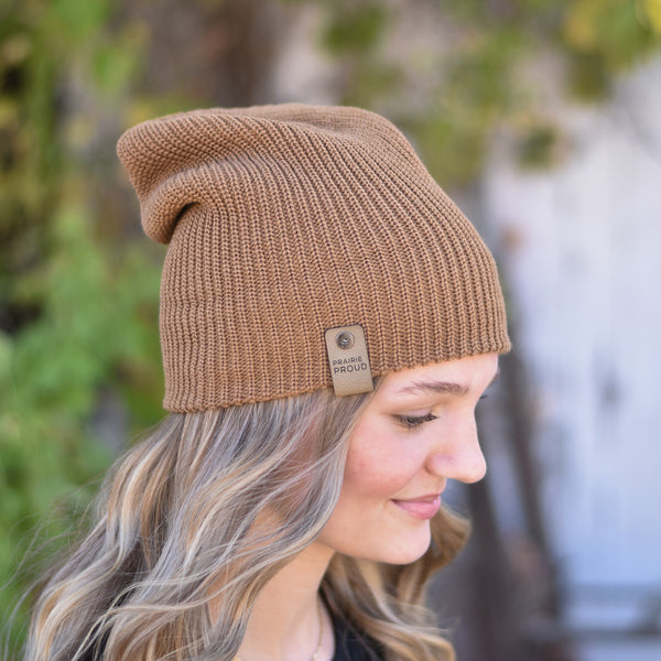 Unisex - Windchill Slouch / Beanie - Caramel