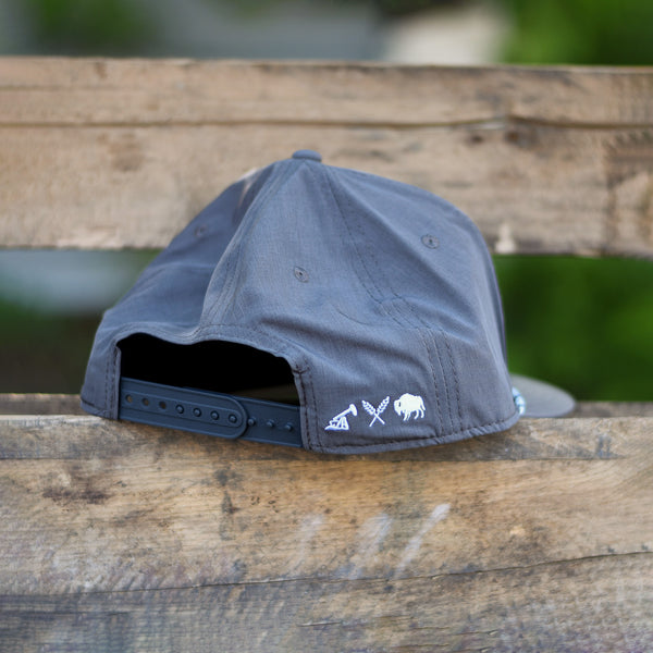 Unisex - Axle Snapback - Charcoal / White