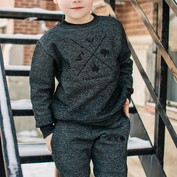 Kids / Youth - Icon Sweats - Heather Charcoal