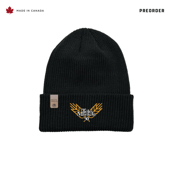 Unisex - Telemiracle 50 Collab Beanie - Black