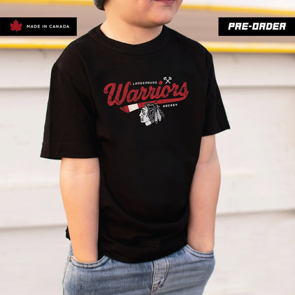 Kids / Youth - Langenburg Warriors Crew T - Black