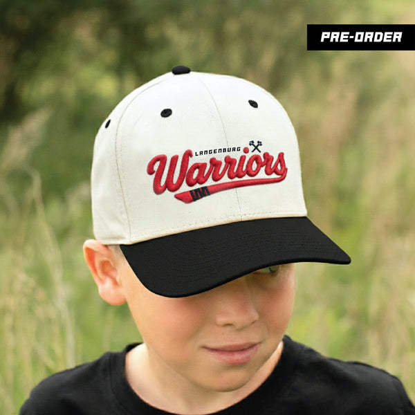 Kids - Langenburg Warriors Snapback - Black / Cream