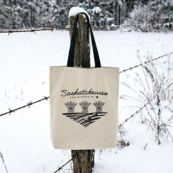 Unisex - Sask 8.0 Tote Bag - Cream / Black