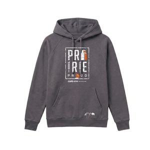 Unisex - Plains x CUPE 4254 Hood - Smoke