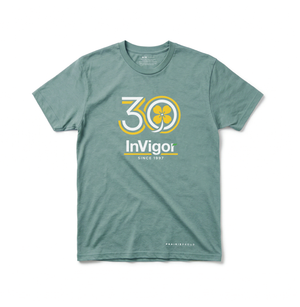 Unisex - InVigor 30th Collab Crew T - Dusty Green