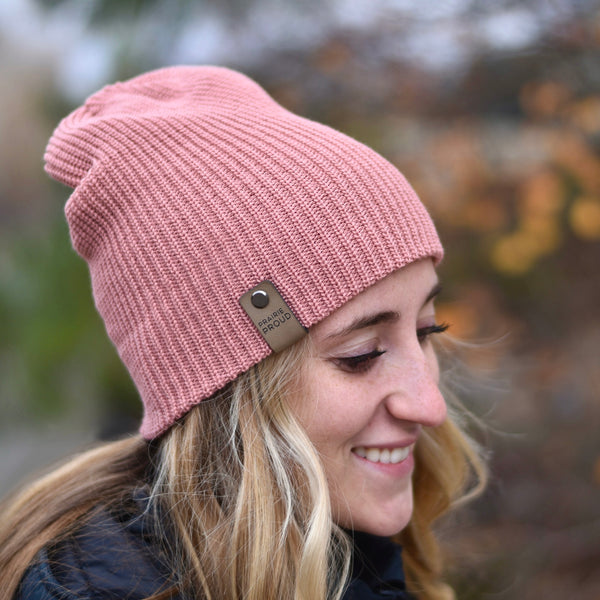 Unisex - Windchill Slouch / Beanie - Rose