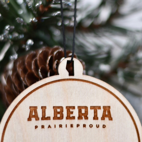 Decor - Alberta 7.0 Ornament - Wood