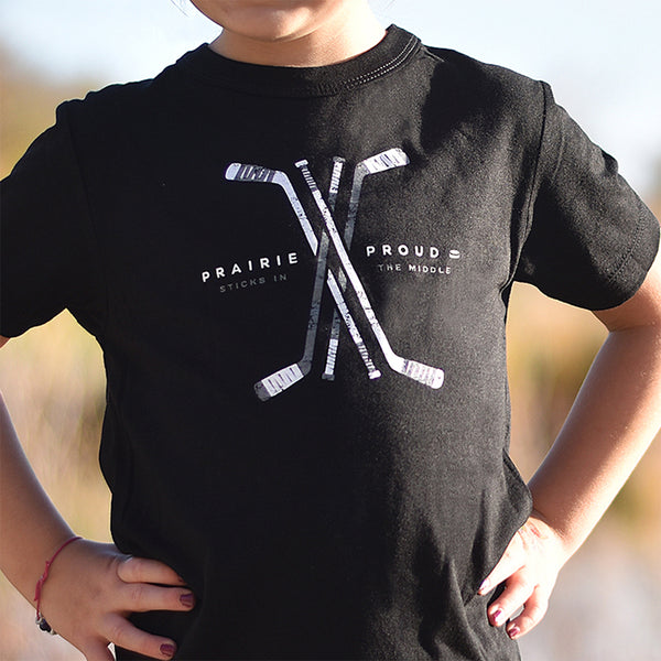 Kids / Youth - Sticks in the Middle Crew T - Black