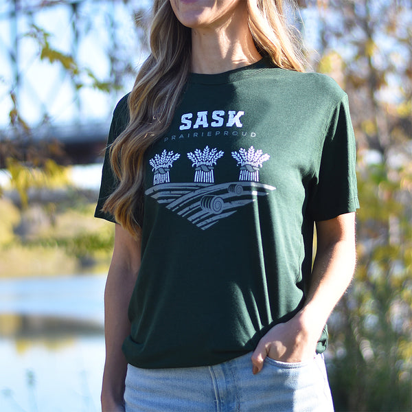 Unisex - Sask 7.0 Crew T - Forest