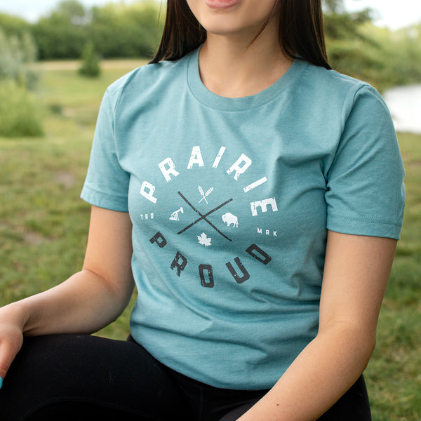 Unisex - Axle Crew T - Dusty Teal