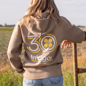 Unisex - InVigor 30th Collab Zip Hood - Tan