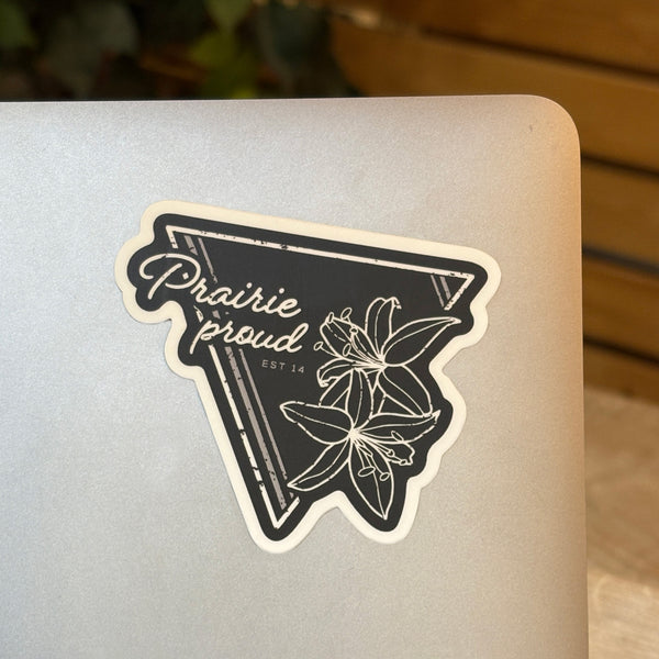 Unisex - Lily 2.0 Sticker - Black / Grey