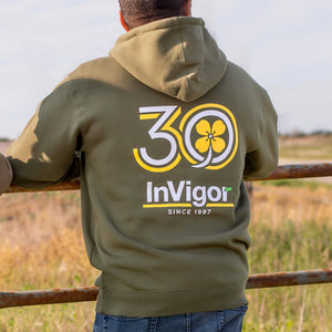 Unisex - InVigor 30th Collab Zip Hood - Army