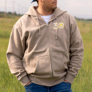 Unisex - InVigor 30th Collab Zip Hood - Tan