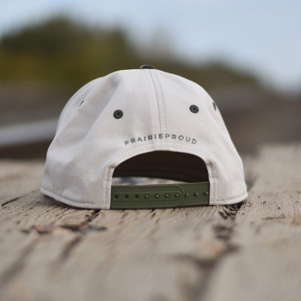 Unisex - Barb Wire Snapback - Camo / Cream