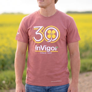 Unisex - InVigor 30th Collab Crew T - Rose