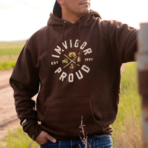 Unisex - InVigor Proud Collab Hood - Brown