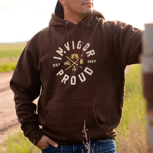 Unisex - InVigor Proud Collab Hood - Brown