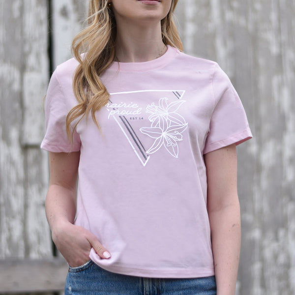 Ladies - Lily 2.0 Boxy Crew T - Pink