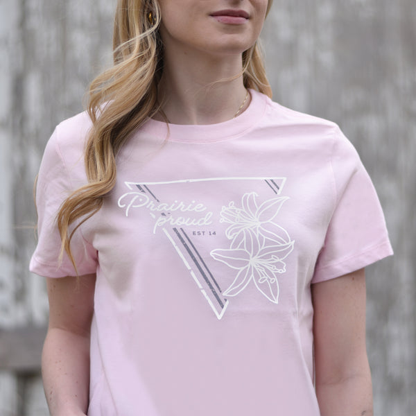 Ladies - Lily 2.0 Boxy Crew T - Pink