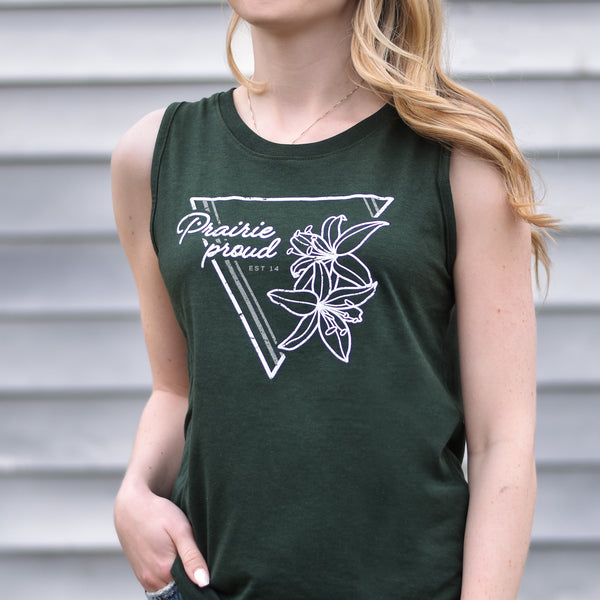 Ladies - Lily 2.0 Scoop Tank - Forest