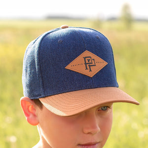 Kids - Monogram 2.0 Snapback - Denim / Caramel