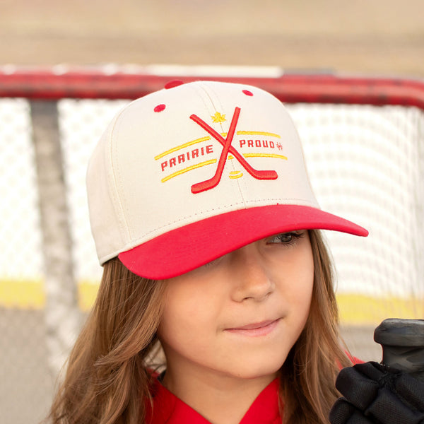 Kids - ODR 4.0 Snapback - Red / Gold / Cream