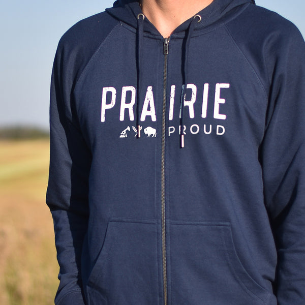 Unisex - Prairie Zip Hood - Navy