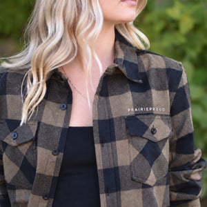 Unisex - Staple Flannel - Brown / Black