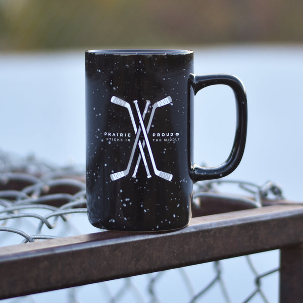 Decor - Sticks in the Middle Ceramic Mug - Black