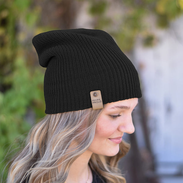 Unisex - Windchill Slouch / Beanie - Black