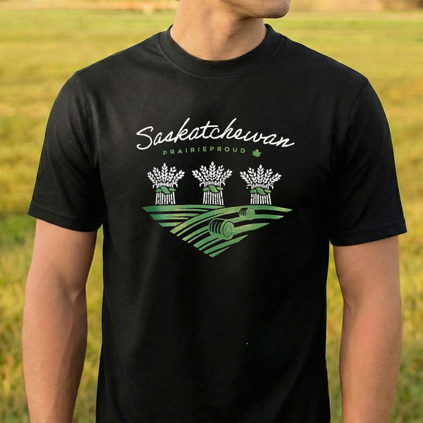 Mens - Sask 8.0 Athletic Crew T - Black