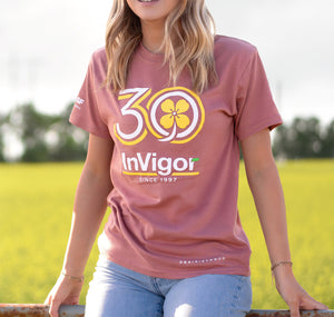 Unisex - InVigor 30th Collab Crew T - Rose