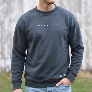 Unisex - Staple Drop Shoulder Sweater - Charcoal