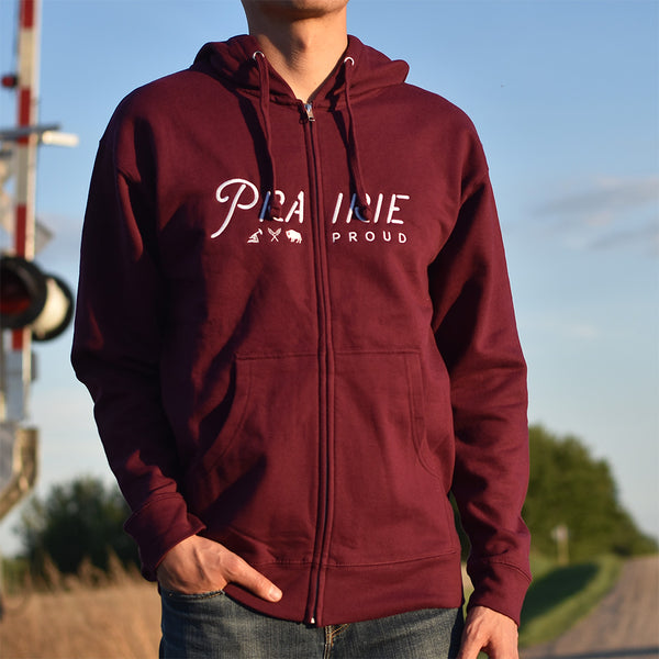 Unisex - Backroad Zip Hood - Blackberry